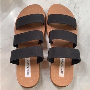 Steve Madden Elastic slides 8 NEW